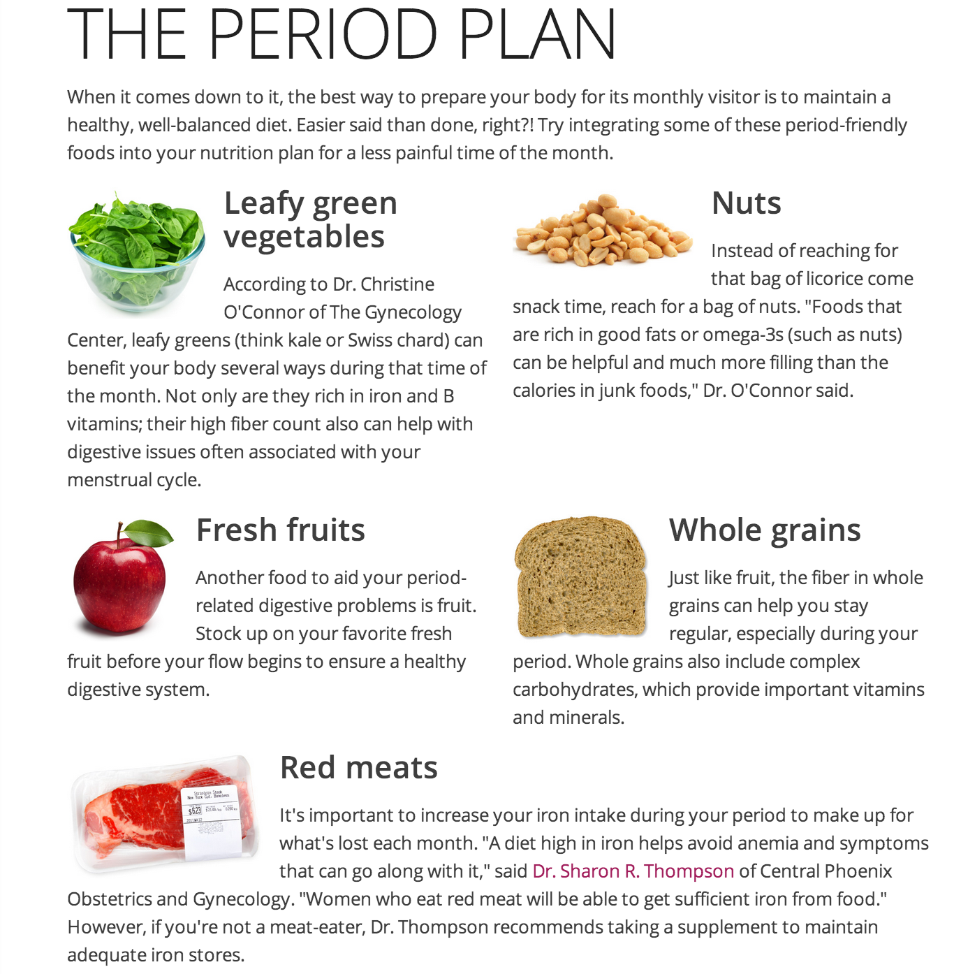 5 Foods you should eat during your period http://www ...