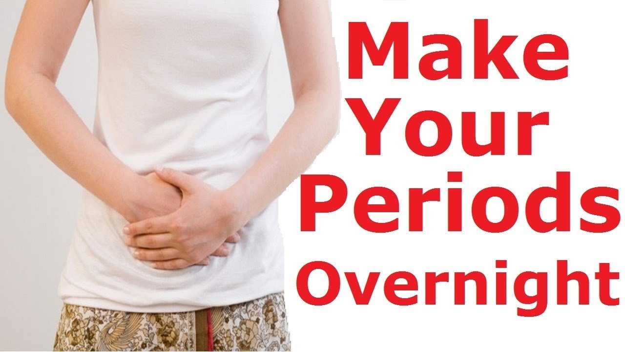 7 Ways To Make Your Period Overnight