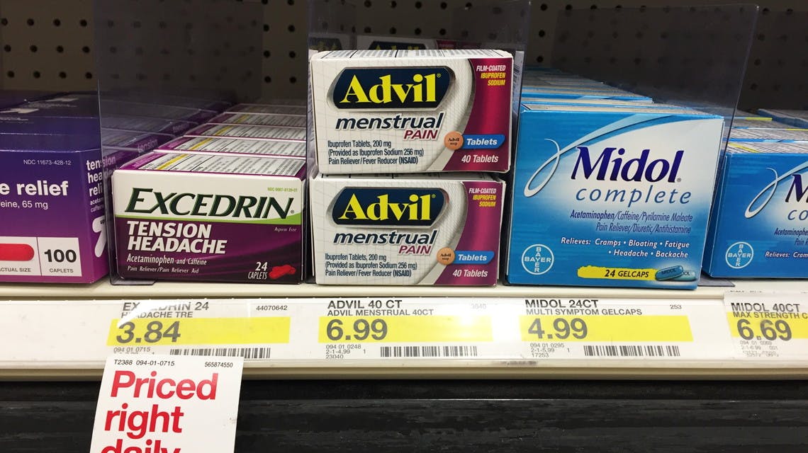 Advil Menstrual Pain &  Excedrin, as Low as $0.43 at Target ...