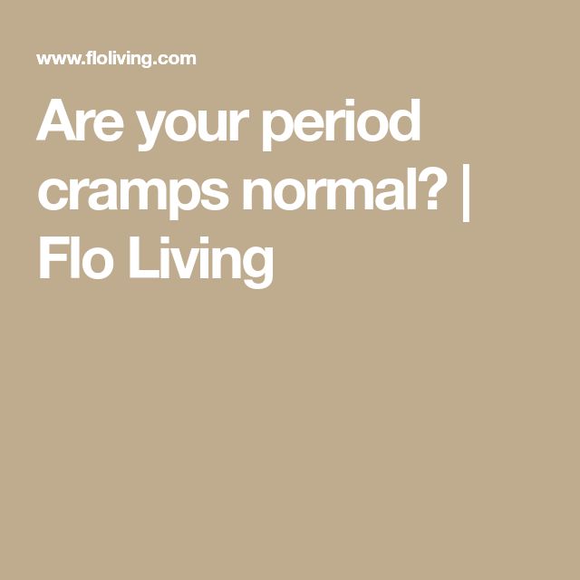 Are your period cramps normal?