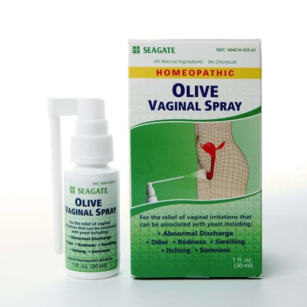 Can Olive Vaginal Spray treat a systemic yeast infection?