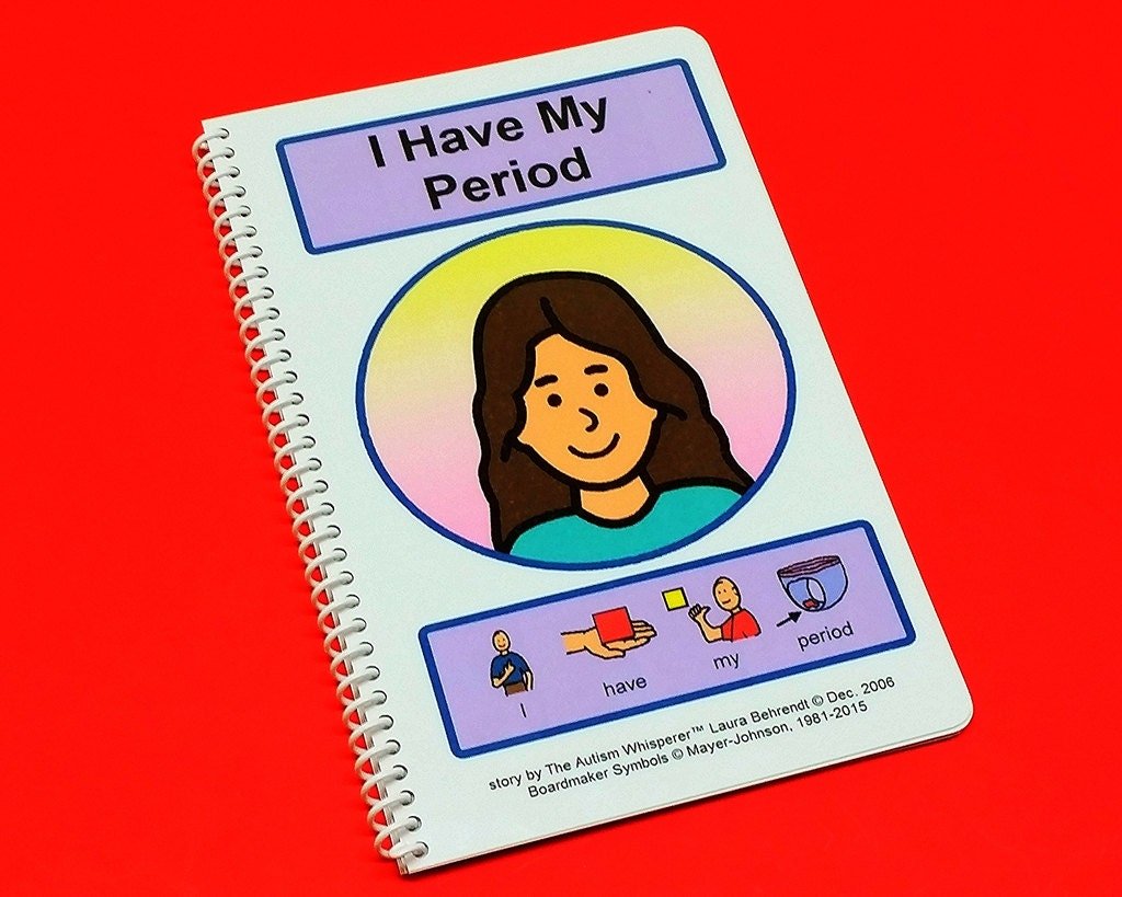 I Have My Period Autism Social Skills Story PCS Puberty