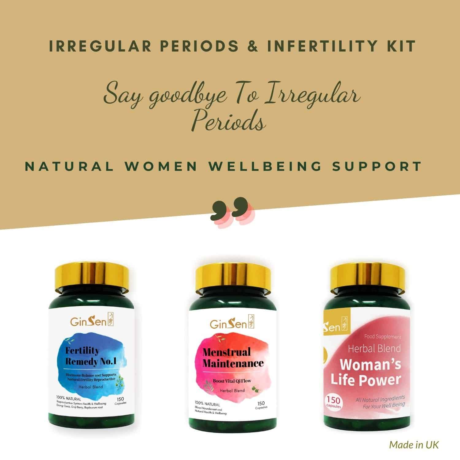 Irregular Periods &  Infertility Kit by GinSen