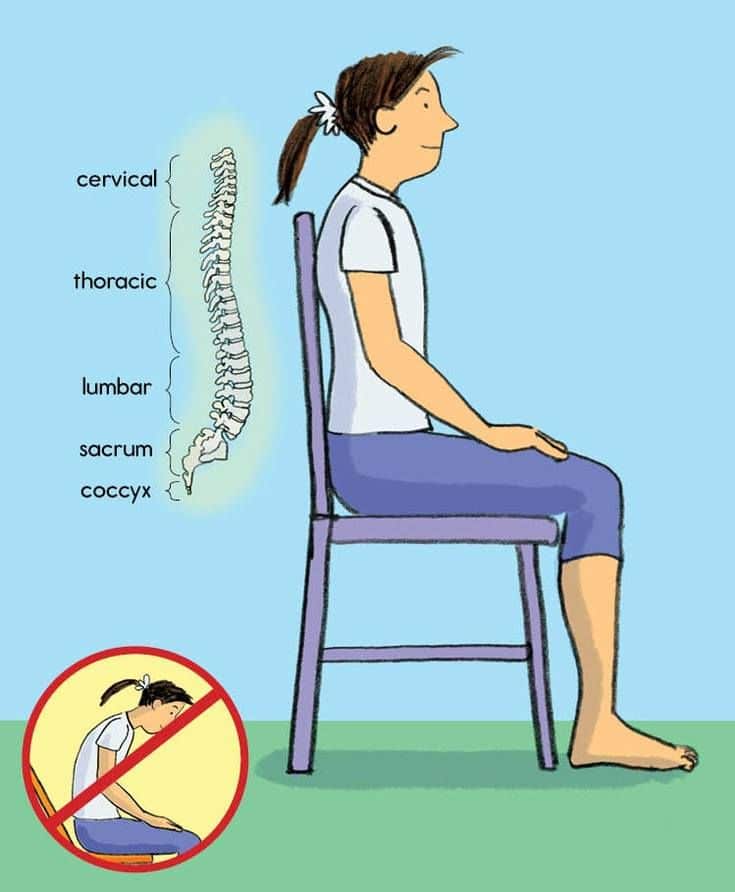 It is important to maintain the right #posture while #sitting ...