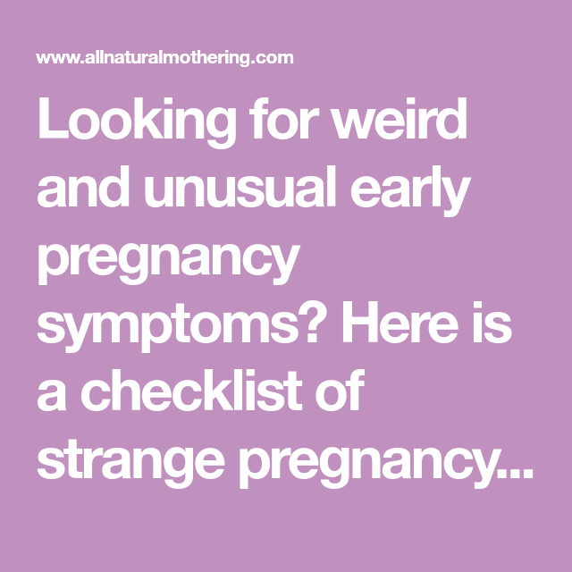 Pin on Early pregnancy signs
