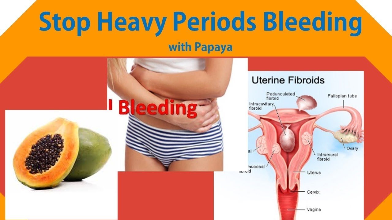 Stop Heavy Periods Bleeding with Papaya