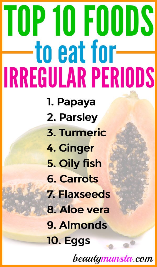 Top 10 Foods to Eat to Regulate Periods