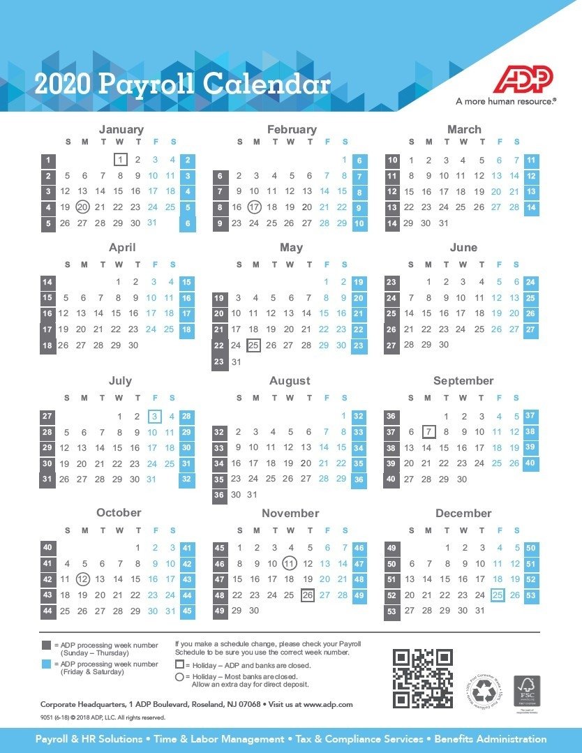 Weekly Pay Period Calendar 2021