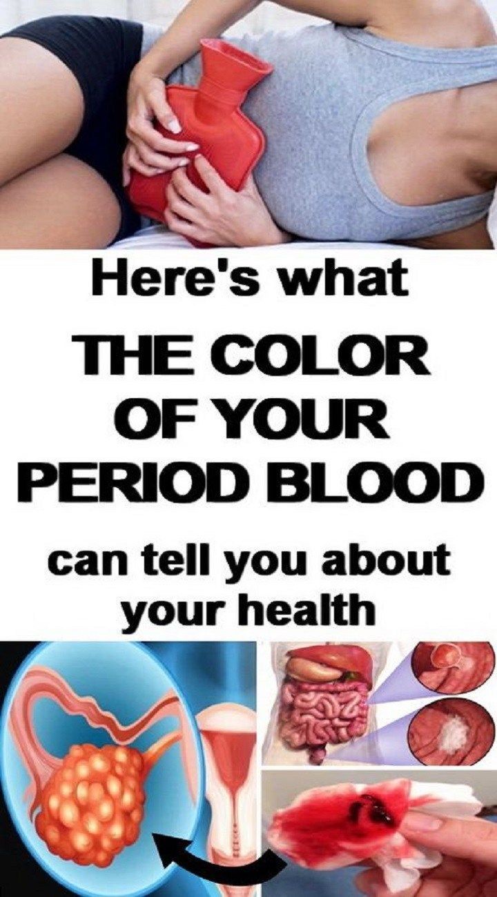 WHAT THE COLOR OF YOUR PERIOD BLOOD SAY ABOUT YOUR HEALTH